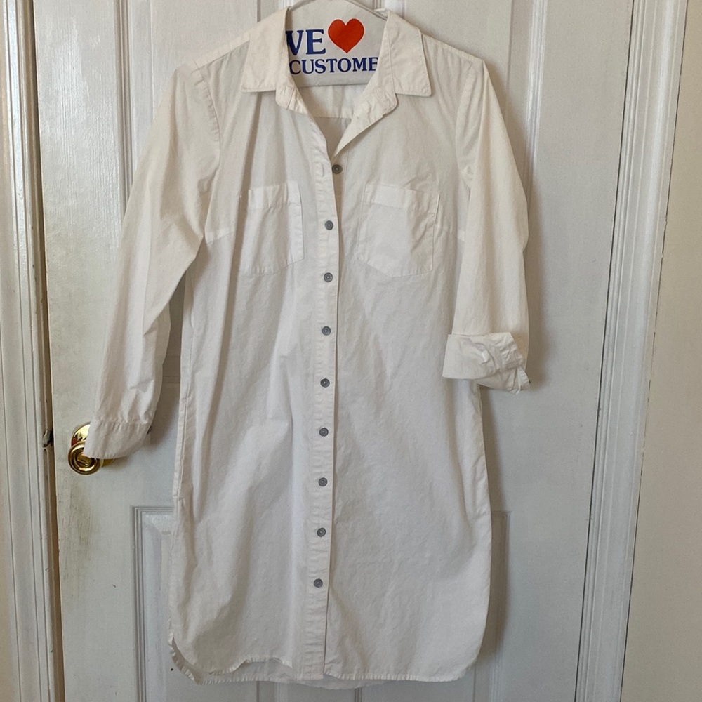 Madewell White Shirtdress